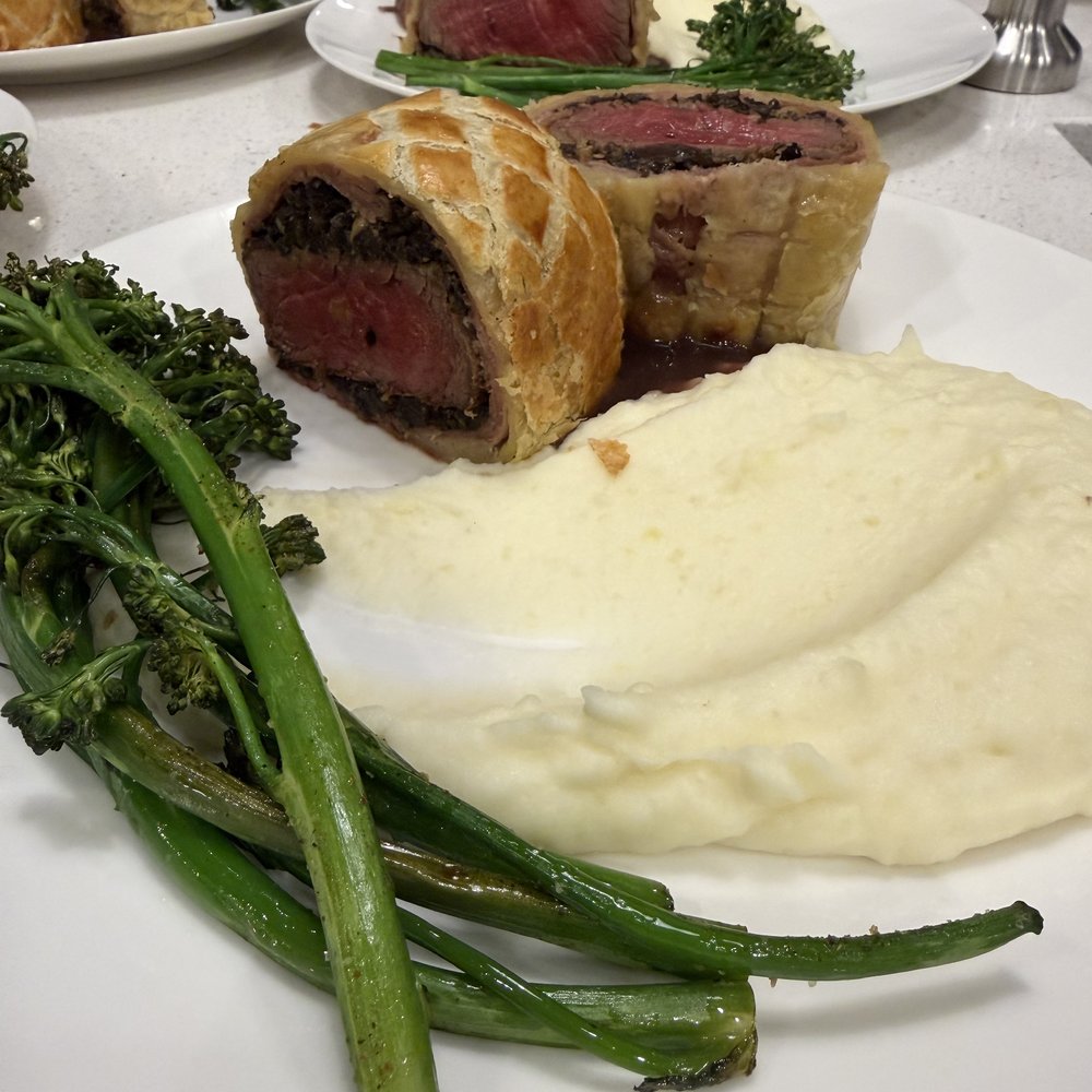Beef Wellington plate